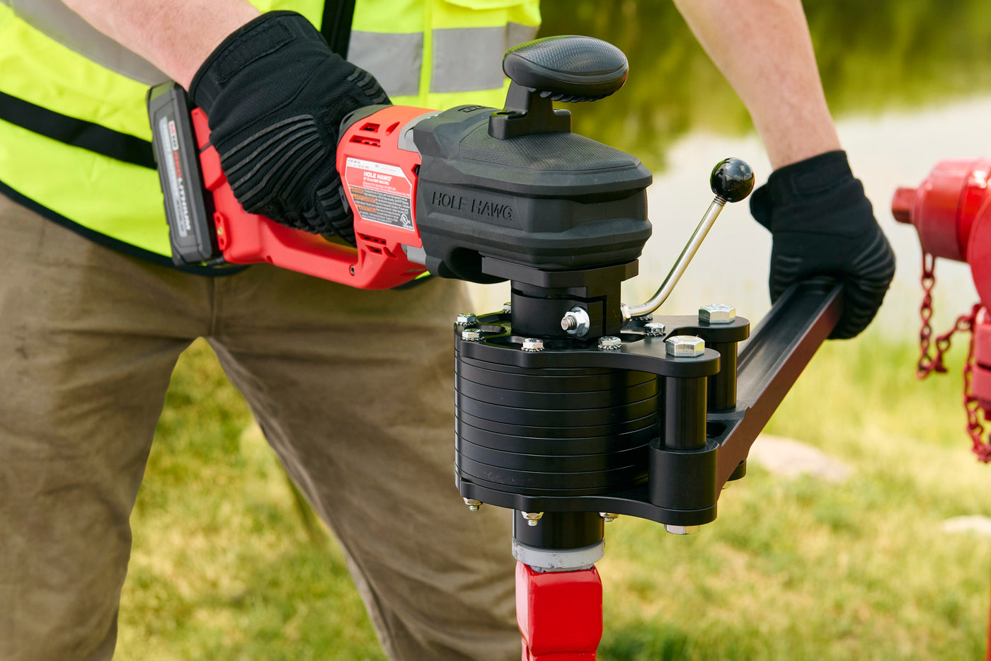 Hydrant Buddy Cordless Battery Powered Valve Exerciser HydroVerge