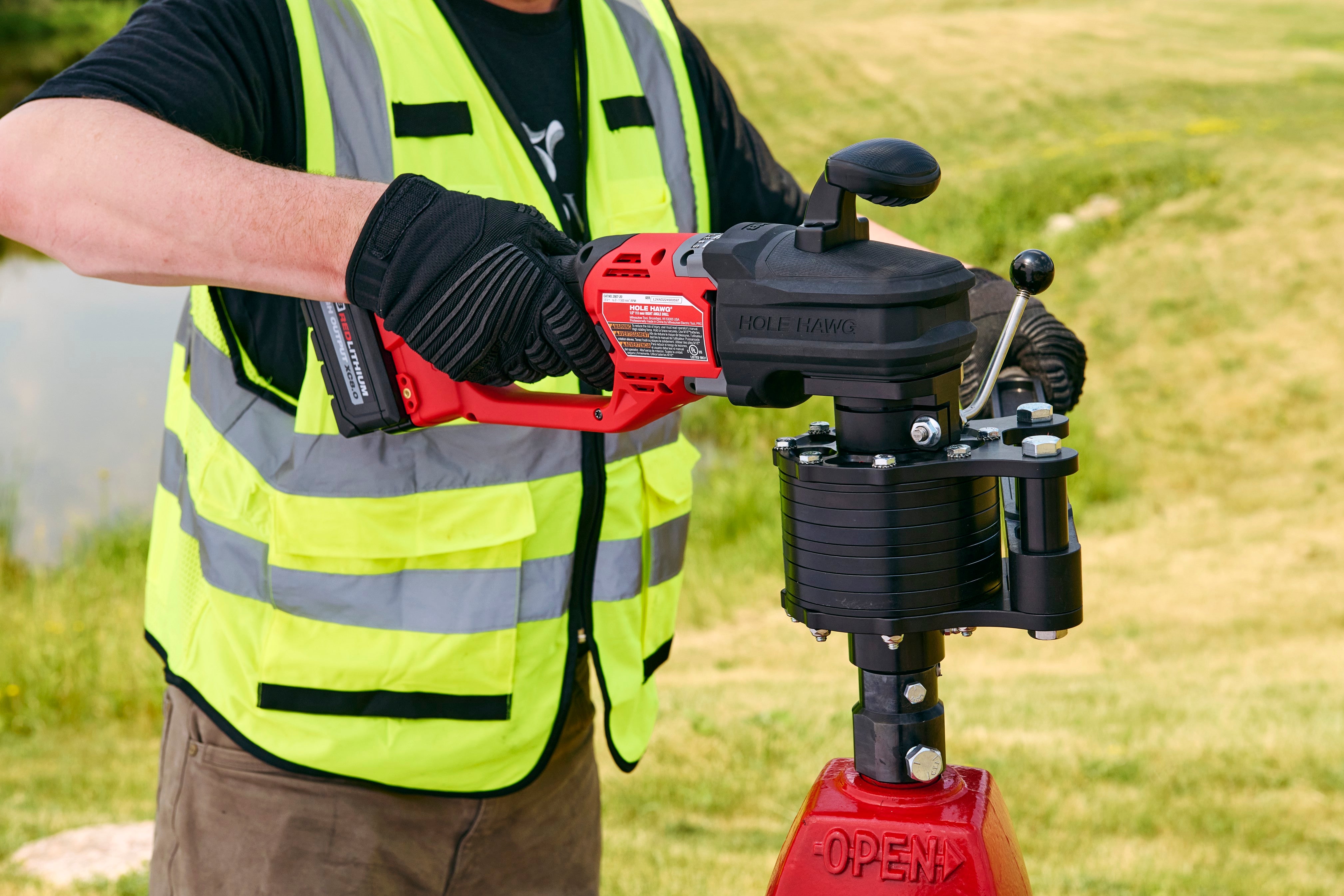 Hydrant Buddy | Cordless Battery Powered Valve Exerciser | HydroVerge